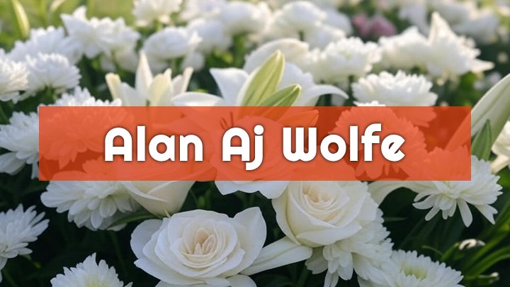 Alan "A.J." Wolfe, Pleasant Unity, PA