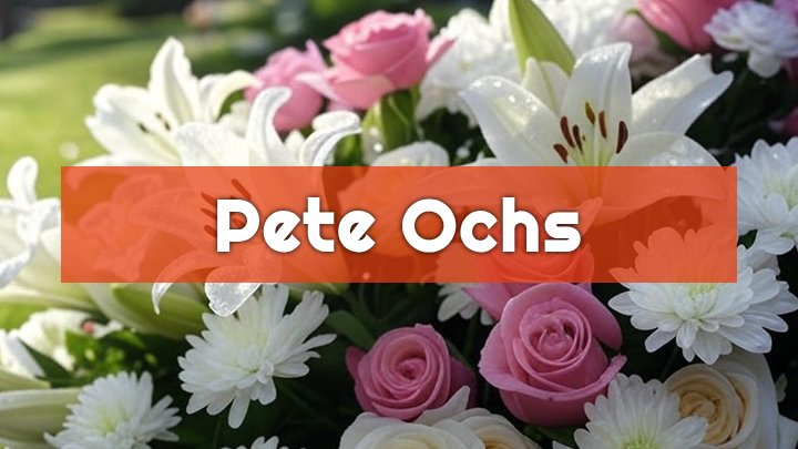 pete ochs racine wi obituary