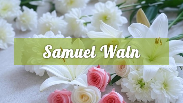 Samuel Waln, Wadena, MN